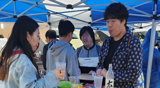 "구미라면폐스티벌 라면 맛잇어요"