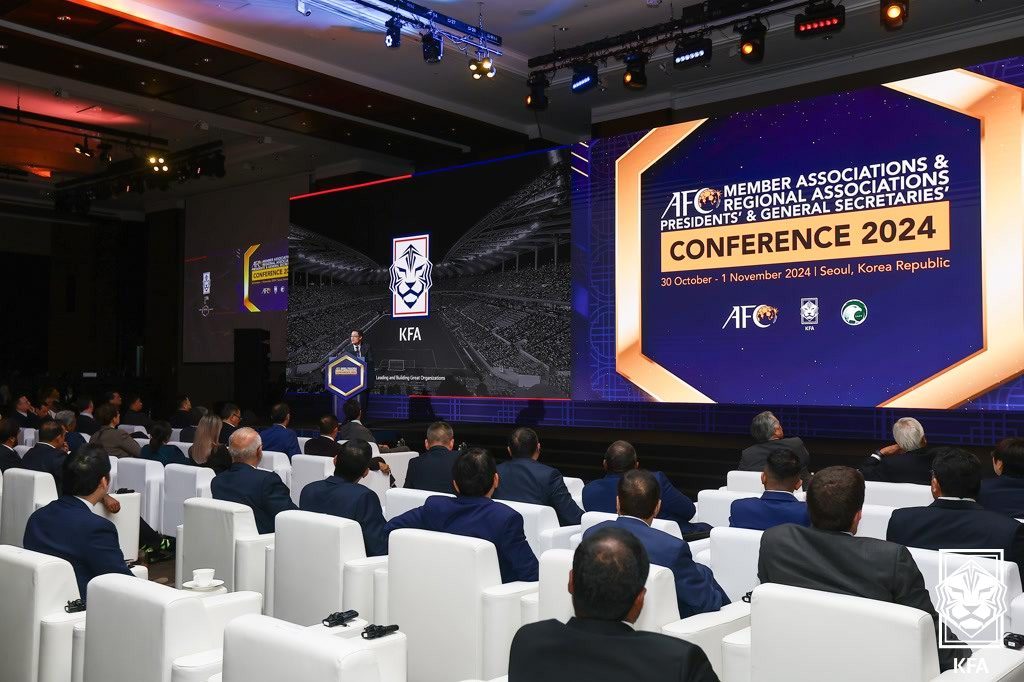 본문 이미지 - AFC 시상식과 콘퍼런스가 국내에서 처음으로 열렸다. (대한축구협회 제공)