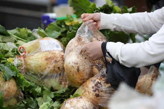 '김장 배추' 정부 가용물량 8500톤 방출…김장재료 할인에 300억 지원