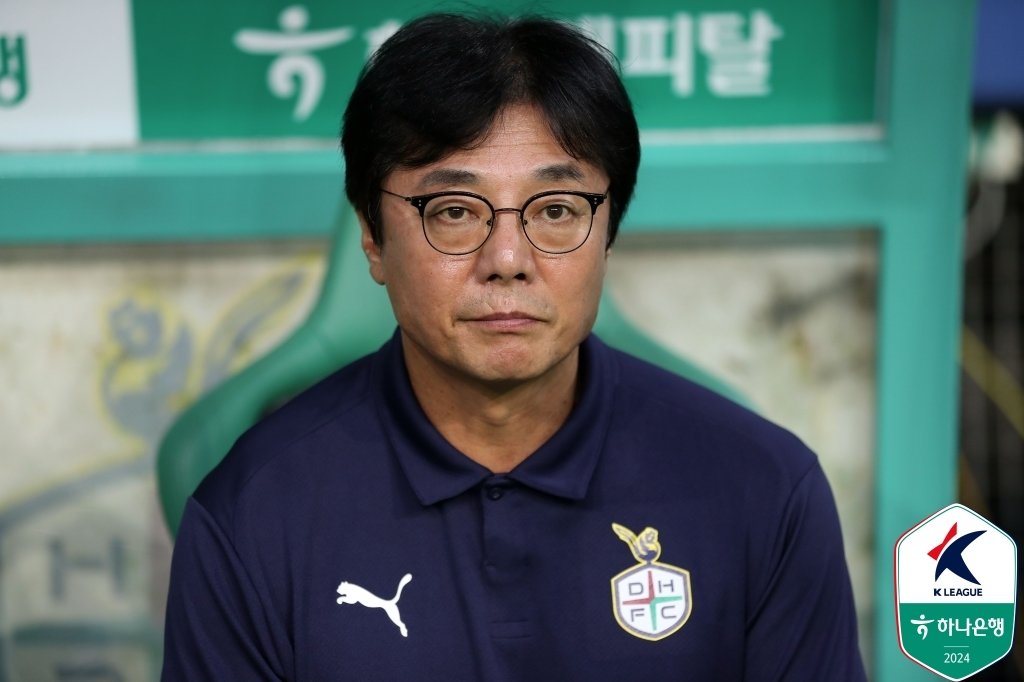 대전 하나시티즌 황선홍 감독&#40;한국프로축구연맹 제공&#41;