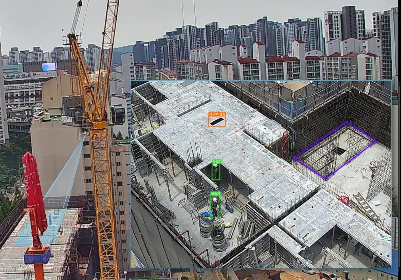 본문 이미지 - 지능형 CCTV 안전가시설 설치 모니터링 시스템./포스코이앤씨 제공