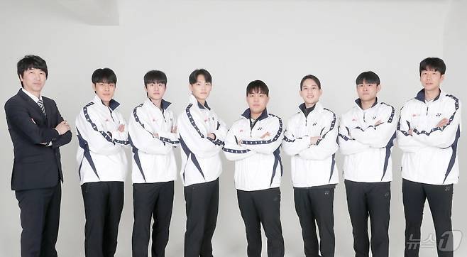 본문 이미지 - 전주시 배드민턴팀.(전주시청 제공)/뉴스1