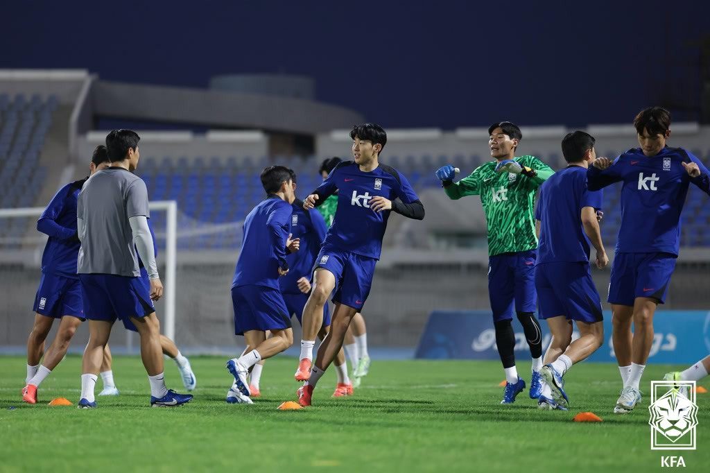 축구대표팀에 합류한 손흥민&#40;대한축구협회 제공&#41;