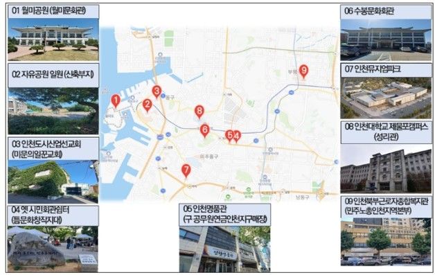 "민주화운동 기리는 첫걸음" 인천연구원 9개 기념관 후보지 제시