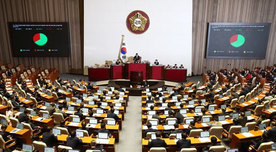 '정치적 중립의무 위반' 이진숙 감사요구안 본회의 통과