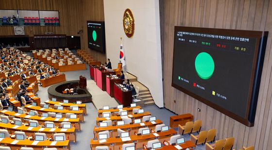 세번째 김건희 특검법 국회 본회의 통과