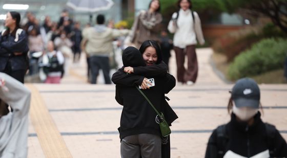 '수능 잘 보고 왔어요'