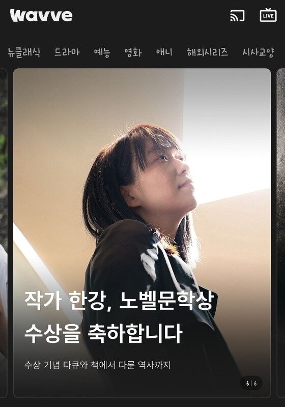 본문 이미지 - (웨이브 앱 화면 갈무리)