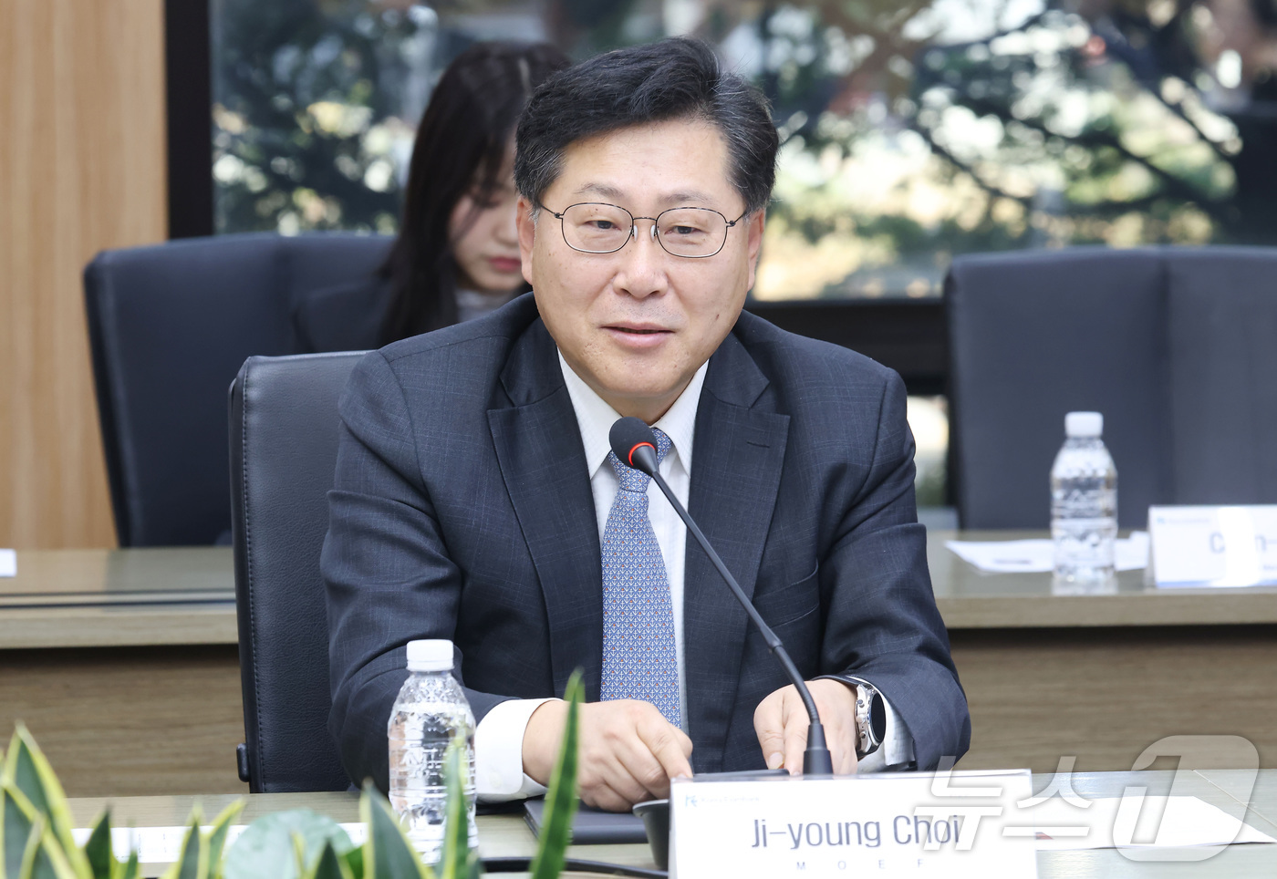 (서울=뉴스1) = 최지영 기획재정부 국제경제관리관이 지난 12일 서울 영등포구 한국수출입은행에서 열린 '대외경제협력기금(EDCF) 협력 워크숍'에서 모두발언을 하고 있다. (기획 …