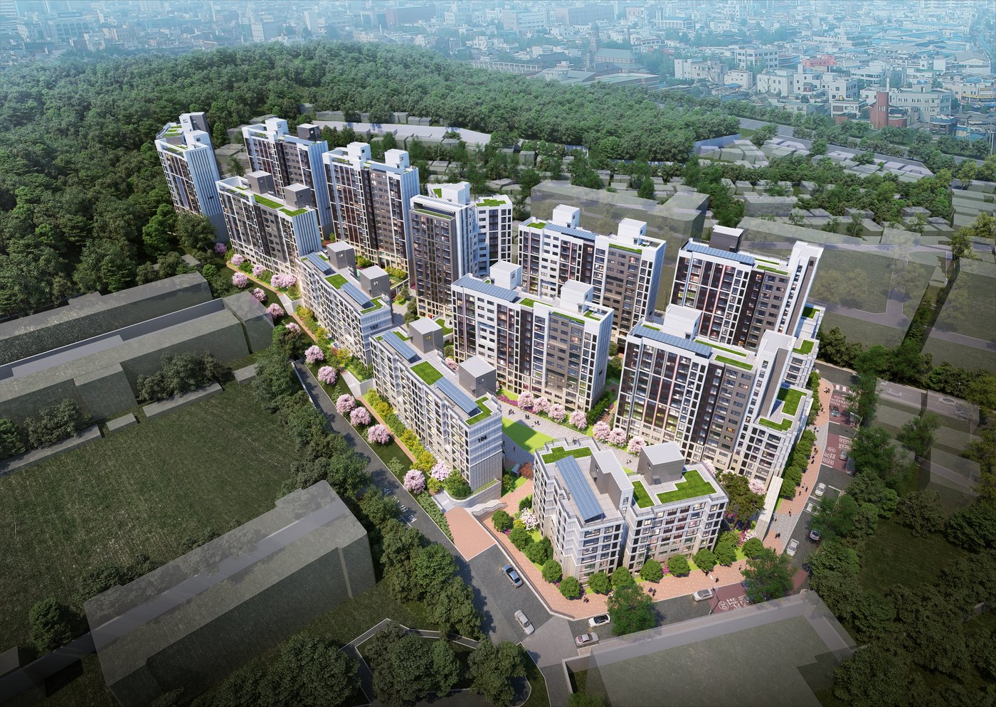 본문 이미지 - 힐스테이트 등촌역 투시도.(현대건설 제공)