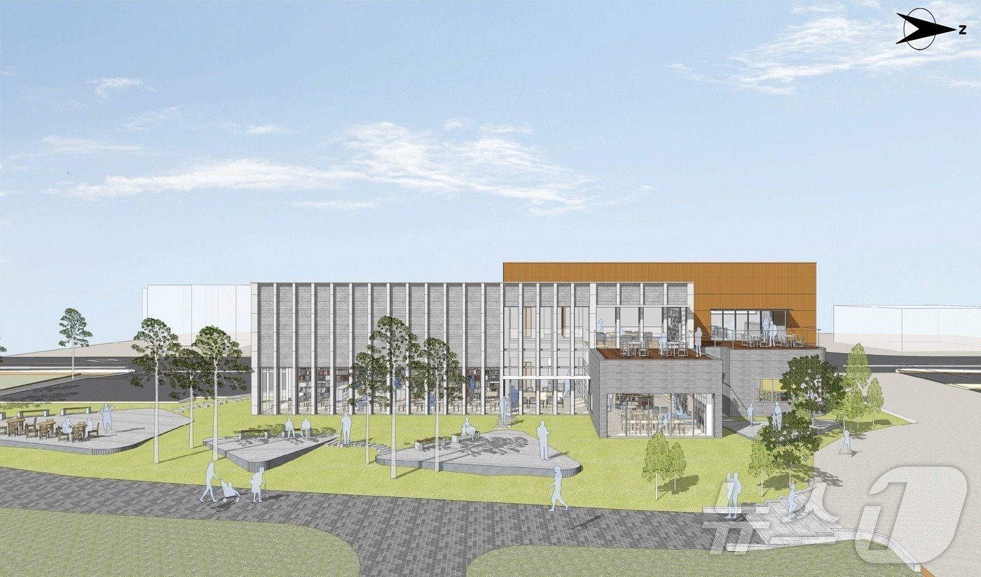 본문 이미지 - 강원 속초 영어도서관 조감도.(속초시 제공) 2024.11.18/뉴스1