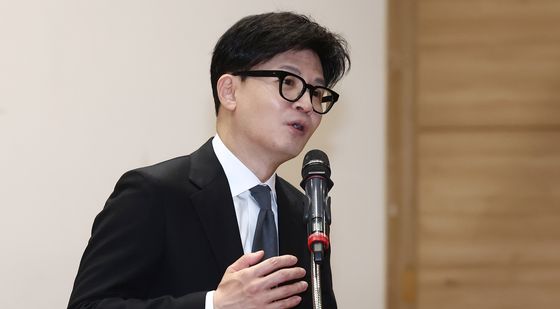 축사하는 한동훈 국민의힘 대표