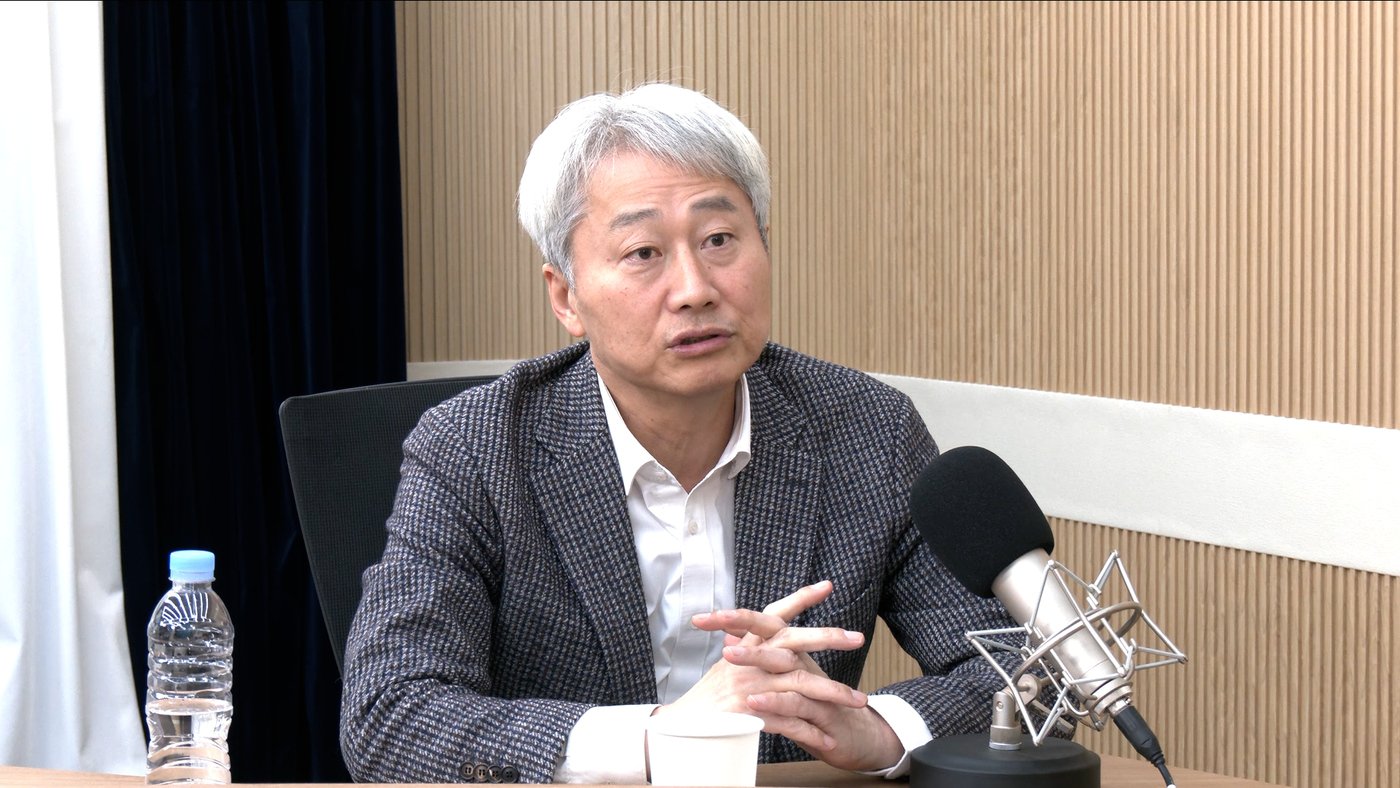 본문 이미지 - 김근식 전 국민의힘 비전전략실장이 19일 뉴스1 유튜브 &#39;팩트앤뷰&#39;에 출연하고 있다.