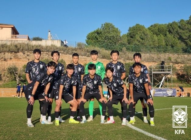 U15 대표팀, 덴마크에 0-2 패배…스페인 친선대회 3패로 마무리