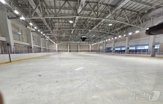 본문 이미지 -  반다비빙상장 아이스링크. ⓒ News1 장동열 기자 