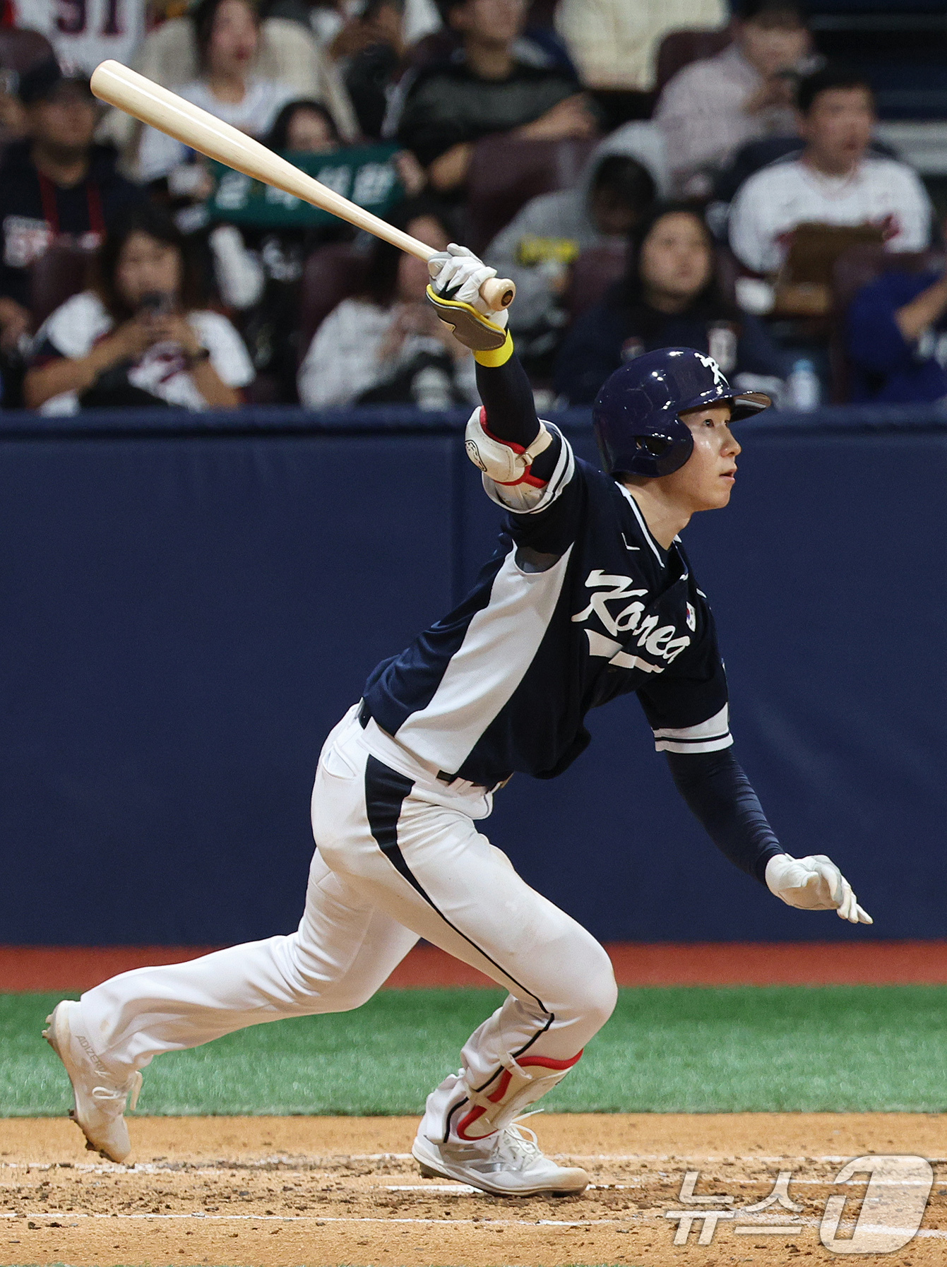 (서울=뉴스1) 장수영 기자 = 2일 오후 서울 구로구 고척스카이돔에서 열린 '2024 K-BASEBALL SERIES' 대한민국 야구 대표팀과 쿠바 대표팀의 평가전 2차전, 4회 …