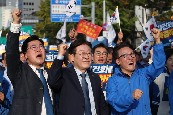 이재명 "국민에 맞선 대통령은 비참한 최후…불의한 권력 심판하자"