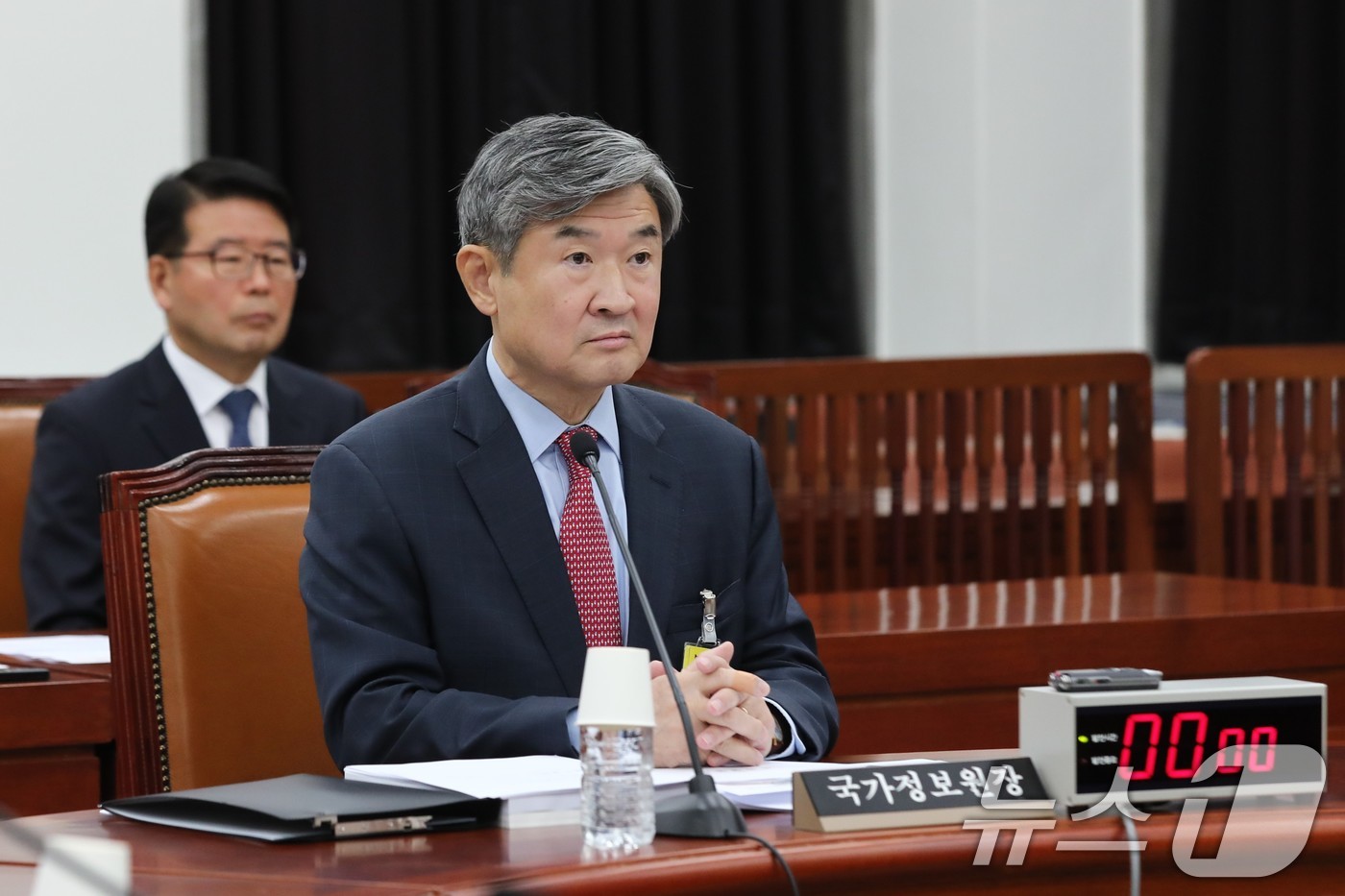 (서울=뉴스1) 국회사진취재단 = 조태용 국가정보원장이 20일 오전 서울 여의도 국회에서 열린 정보위원회 전체회의에 출석해 있다. 2024.11.20/뉴스1