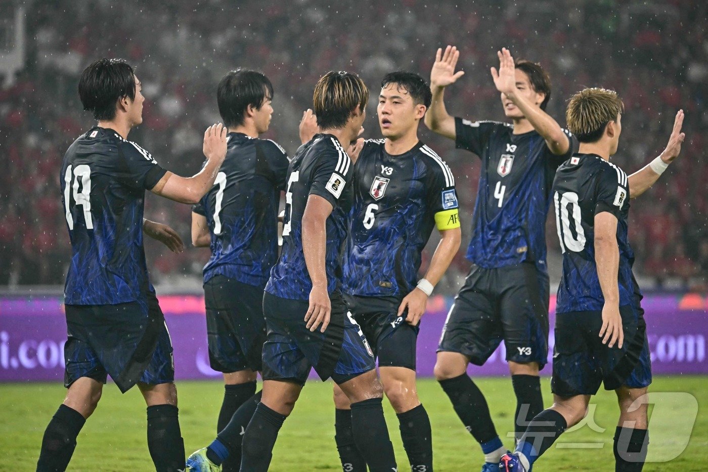 2026 FIFA 북중미 월드컵 3차 예선에서 5승 1무로 순항 중인 일본. ⓒ AFP=뉴스1