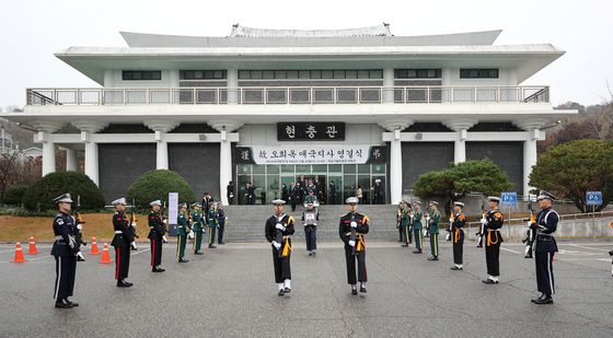 고 오희옥 애국지사 영결식 '조국 군인들의 배웅으로 영면'