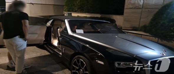 본문 이미지 - 압수한 고급 외제 차량.&#40;부산경찰청 제공&#41; 