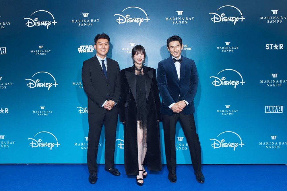 본문 이미지 -  '나인퍼즐' 배우 박은빈, 설경구 / 디즈니 콘텐츠 쇼케이스 2024