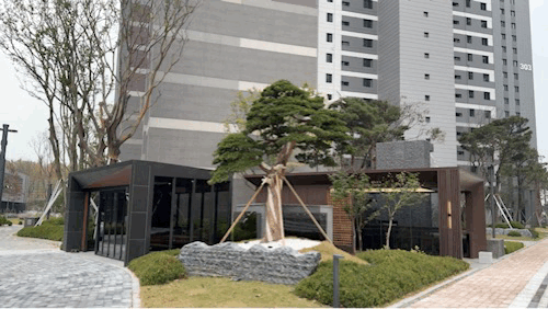 본문 이미지 -  서울 강동구 둔촌동 올림픽파크포레온 단지 조경 모습. 2024.11.21/뉴스1 ⓒ News1 한지명 기자