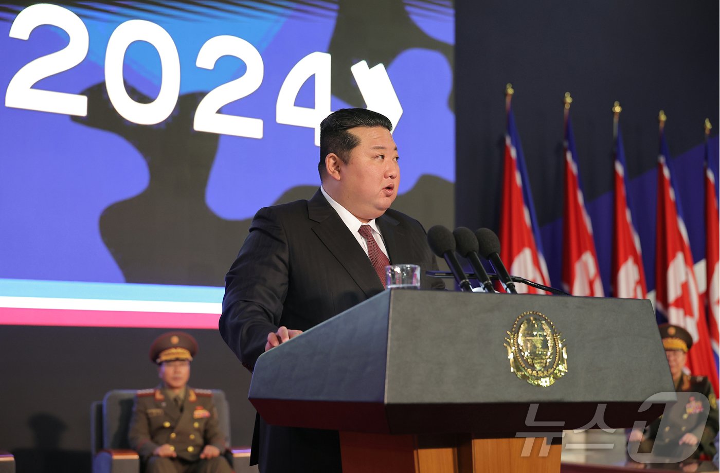 본문 이미지 - (평양 노동신문=뉴스1) = 김정은 북한 노동당 총비서. [국내에서만 사용가능. 재배포 금지. DB 금지. For Use Only in the Republic of Korea. Redistribution Prohibited] rodongphoto@news1.kr