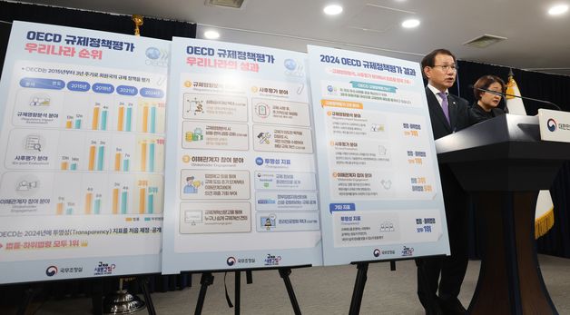 OECD 규제정책평가 "한국의 규제정책을 세계 일류로 평가"