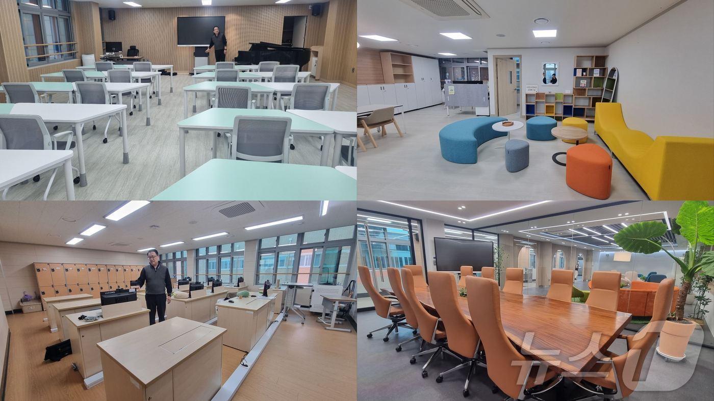 본문 이미지 - 대전 대성여고가 공간재구조화사업(구 그린스마트스쿨)을 통해 새롭게 단장한 모습 /뉴스1