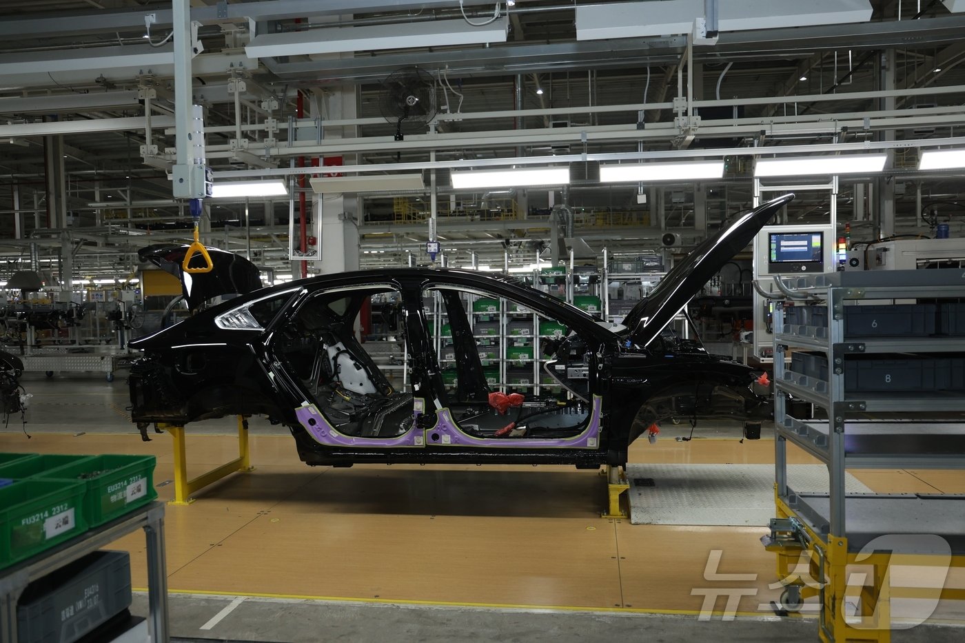 본문 이미지 - BYD 중국 선산 공업단지 내 자동차 생산 공장(BYD 제공)