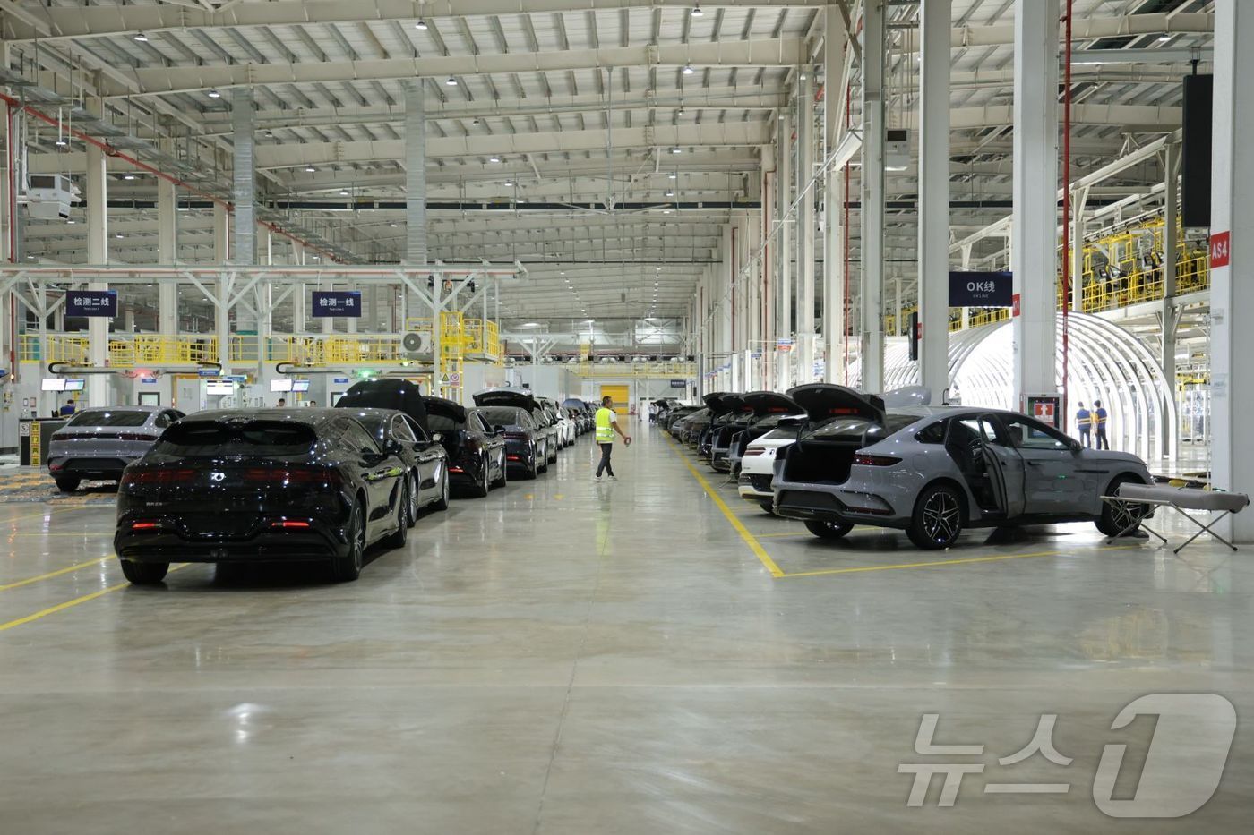 본문 이미지 - BYD 중국 선산 공업단지 내 자동차 생산 공장(BYD 제공)