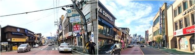 전선·통신줄 사라진 옥천 삼양로…이달 지중화 완료