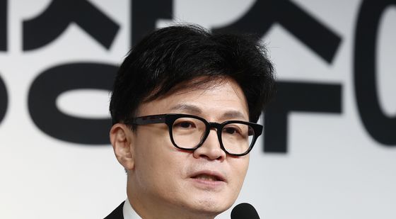 인사말 하는 한동훈 대표