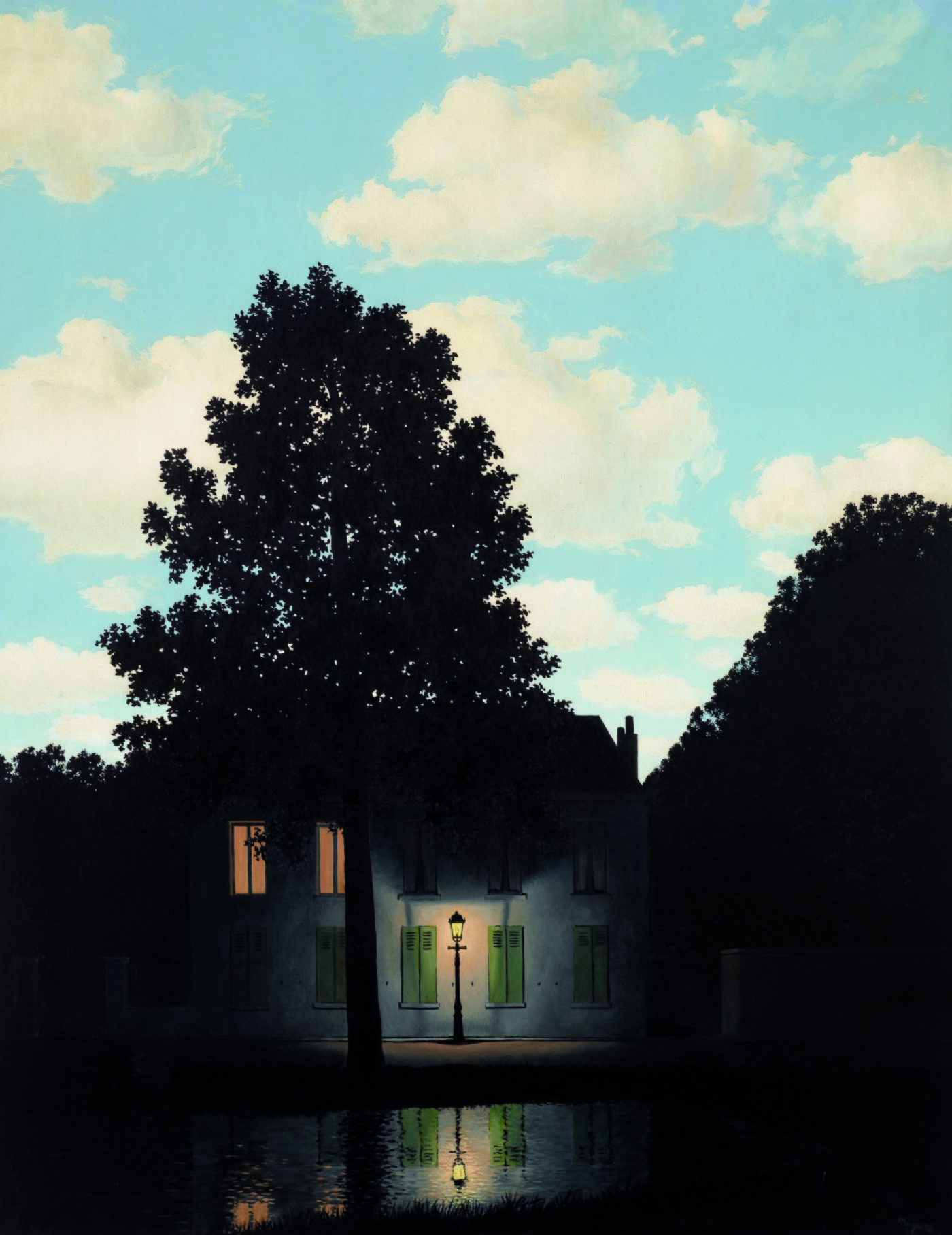 LOT 19A_RENE MAGRITTE, L&#39;empire des lumieres. 크리스티 제공.