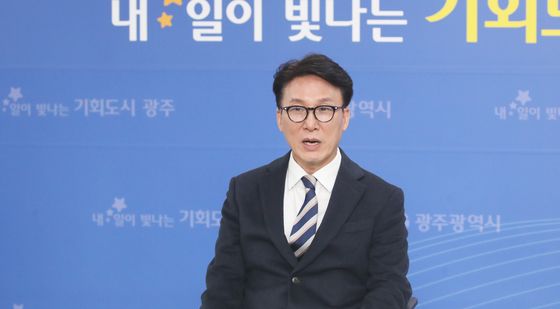 광주 찾은 김민석 "2개의 산 넘었다"