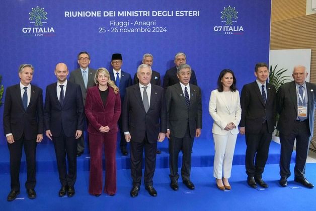 G7 외무장관 "북한군 파병은 확전 행위…중국이 조치 나서야"