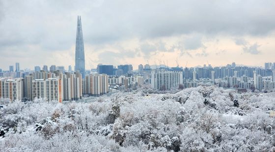 폭설 내린 서울