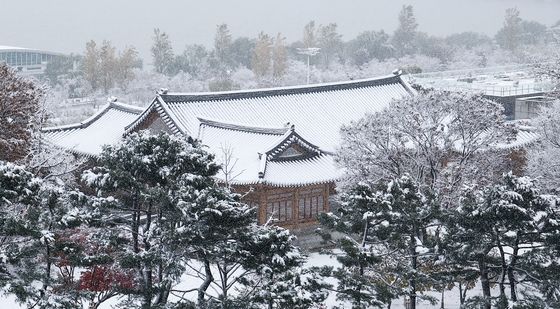 펑펑 눈 내리는 서울