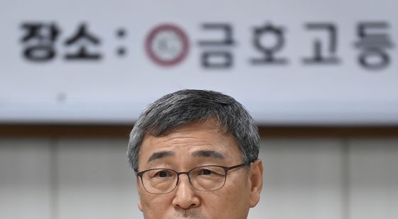 인사말 하는 정근식 서울시교육감