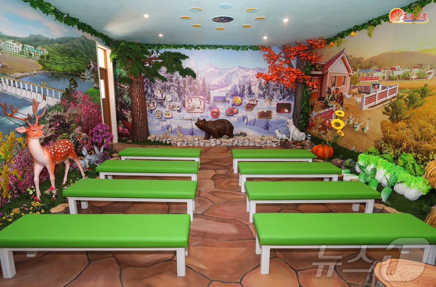 (평양 노동신문=뉴스1) = 북한 노동당 기관지 노동신문은 29일 "당 중앙위원회 제8기 제9차 전원회의 후 지금까지 전국적으로 340여 개 학교와 780여 개 분교, 150여 개 …