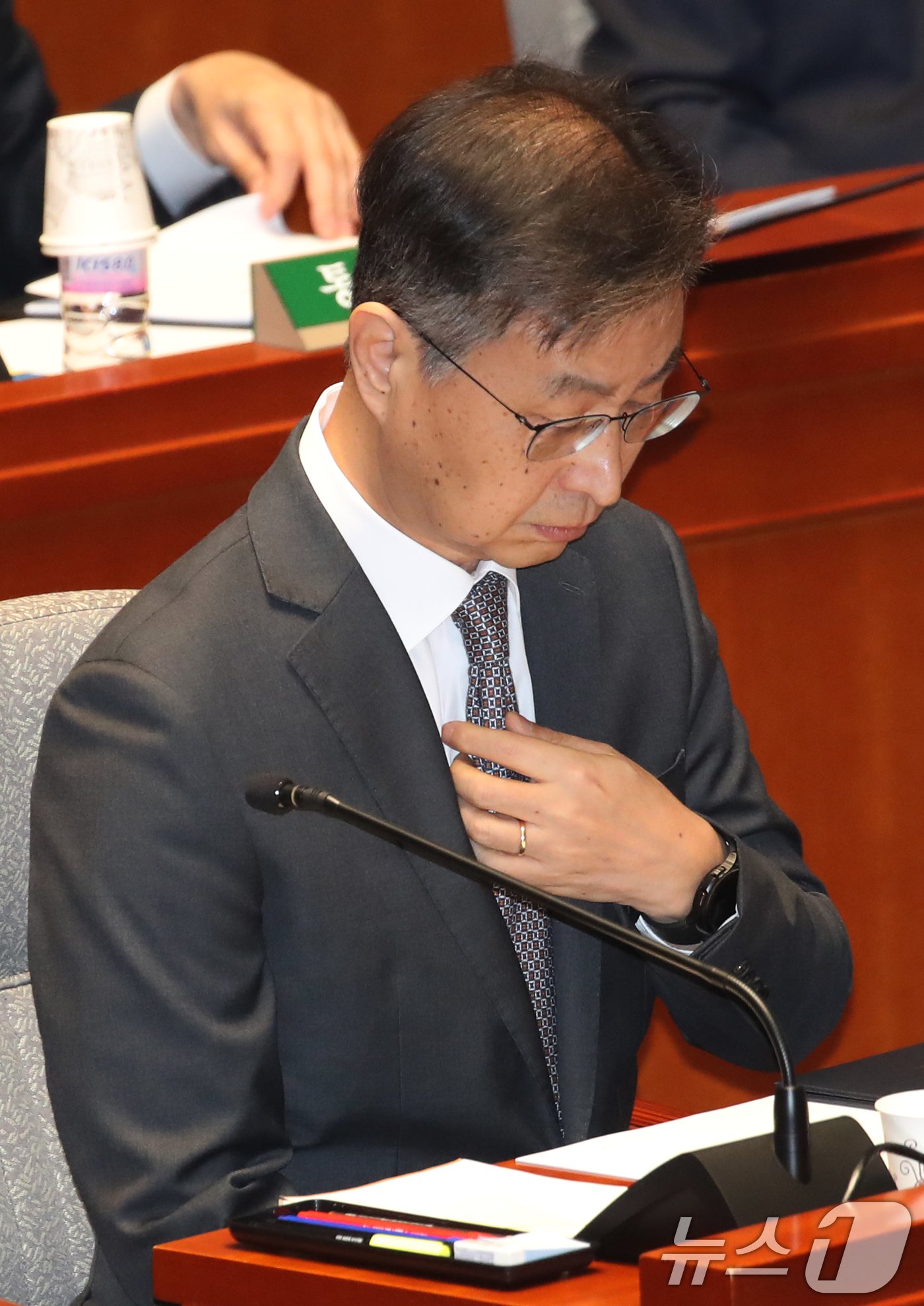 본문 이미지 - 최재해 감사원장이 29일 오전 서울 여의도 국회에서 열린 예산결산특별위원회 전체회의에 출석해 있다. 2024.11.29/뉴스1 ⓒ News1 이광호 기자