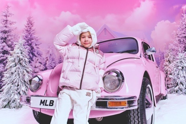 본문 이미지 - MLB키즈 하이퍼 메달배색 숏다운.(MLB키즈 제공)