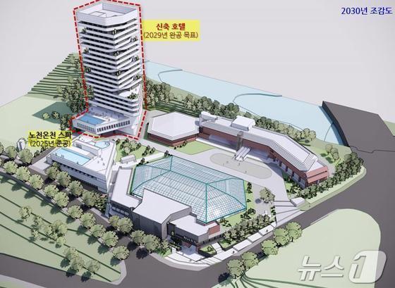 본문 이미지 -  충주 수안보 와이키키 리조트 리모델링 조감도.&#40;자료사진&#41;/뉴스1