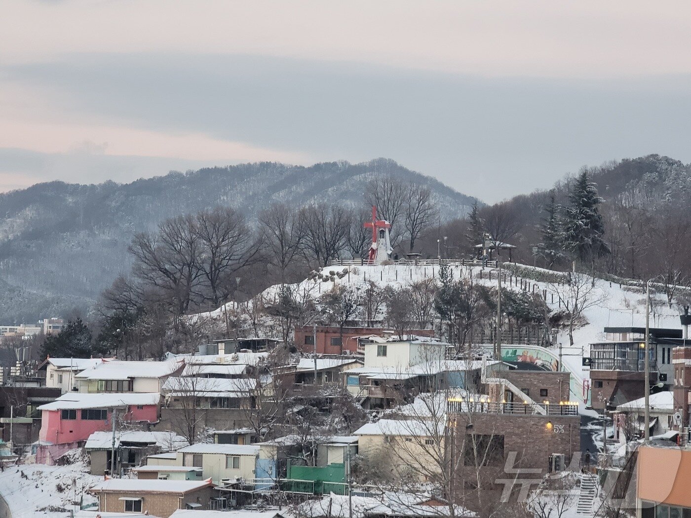 대동하늘공원의 겨울 풍경&#40;하늘마을 마을관리 사회적협동조합 제공&#41;