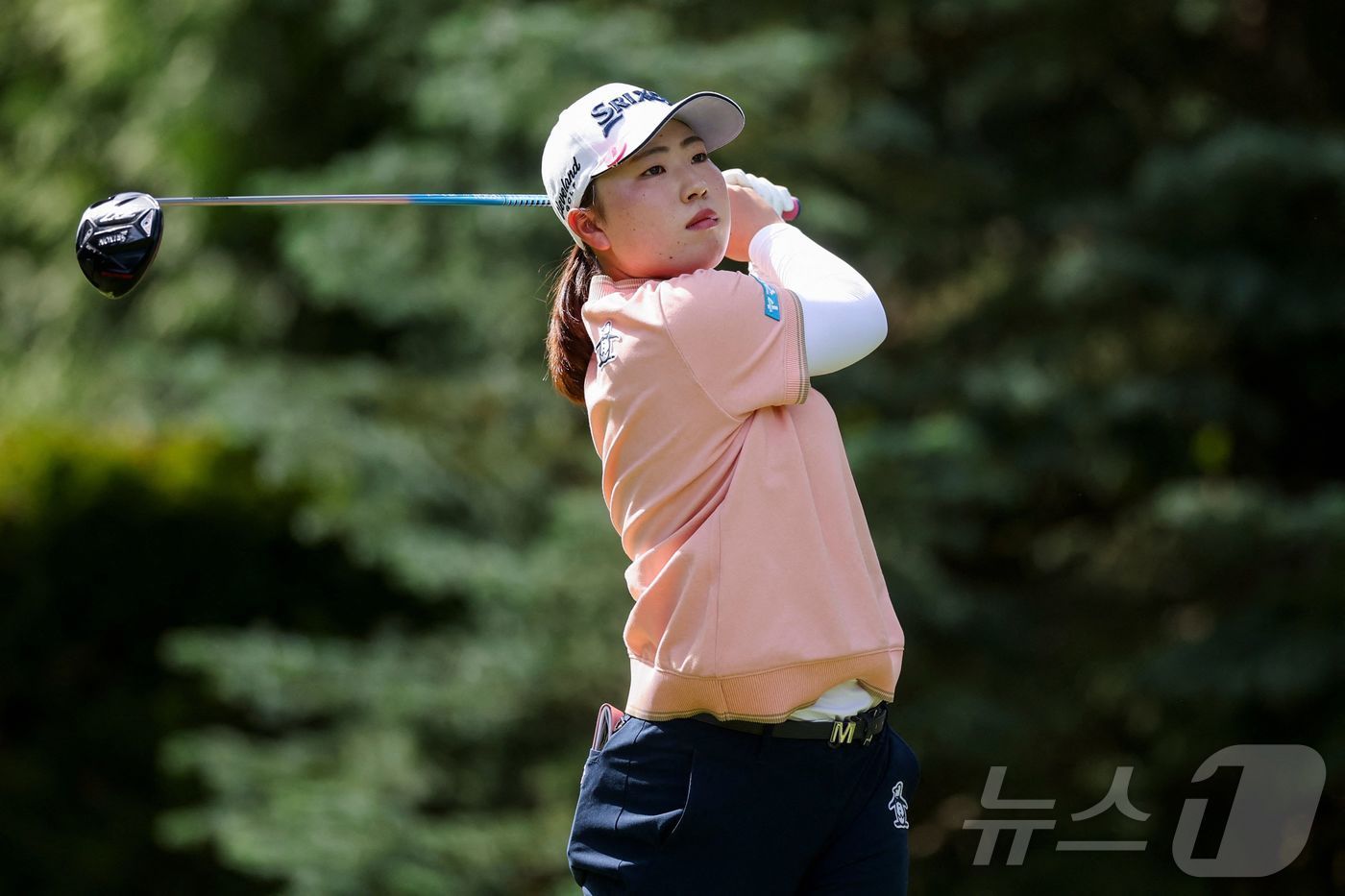 JLPGA투어 시즌 8승째를 거둔 다케다 리오. ⓒ AFP=뉴스1