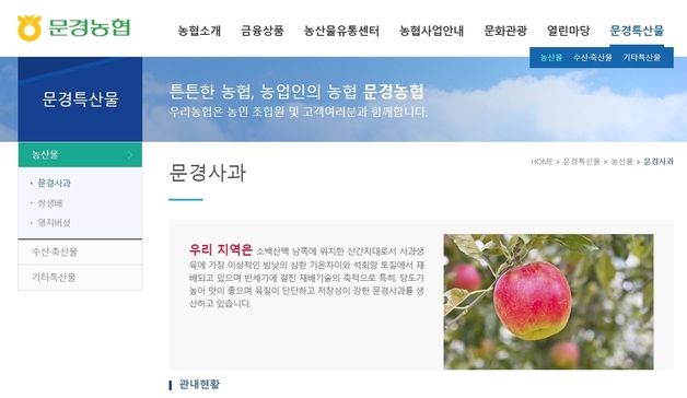 경찰, 문경농협 사과 원산지 속여 유통 혐의 수사