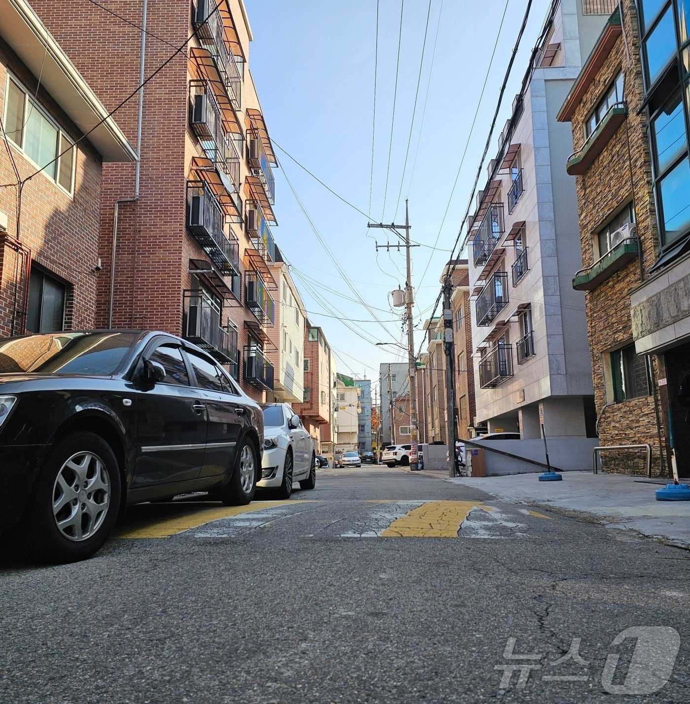 5일 오후 아동 성범죄자 조두순 거주하는 경기 안산시 와동 A 다가구주택 앞 길거리가 텅텅 비어 있다. 2024.11.5/뉴스1 ⓒ News1 김기현 기자