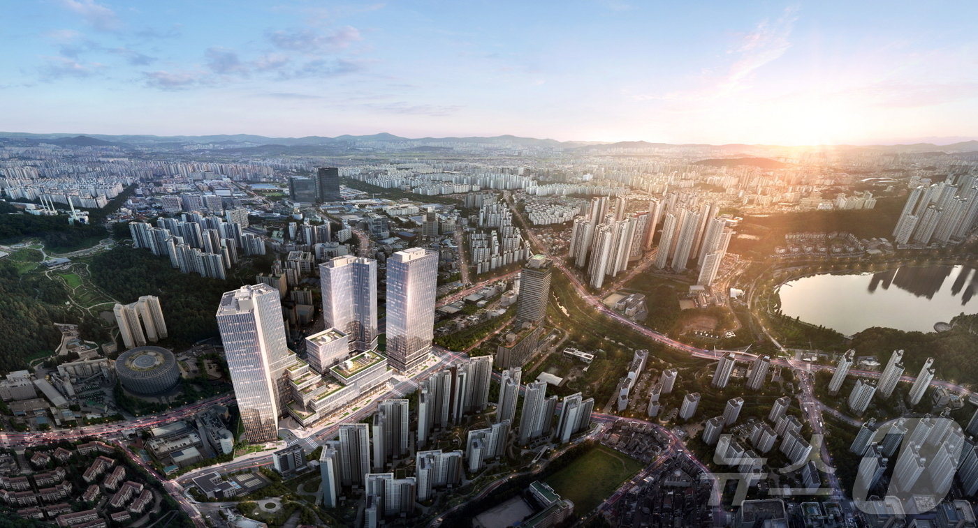 본문 이미지 - 신광교 클라우드 시티.(현대엔지니어링 제공)