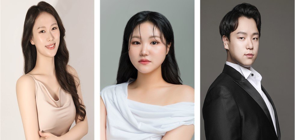 본문 이미지 - 이번 공연에 협연자로 나서는 소프라노 강수연(왼쪽부터), 소프라노 최영원, 바리톤 임하린(서울시향 제공)